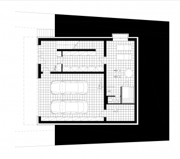 Rodinný dům v pražských Lysolajích - Půdorys 1PP