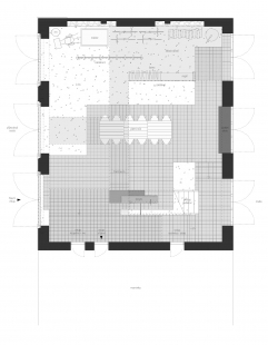 Blacksmith Barn - Floor plan 1st floor - foto: BYRÓ architekti 