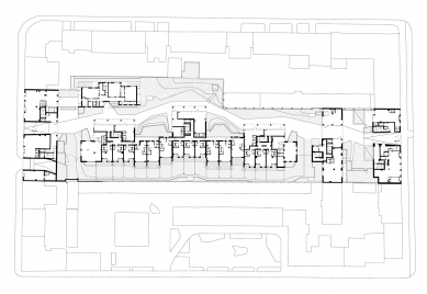 Park Kneževa Residential block - Floor plan 1st floor