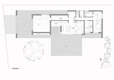 Family house Kladruby - Půdorys - foto: pH faktor architekti
