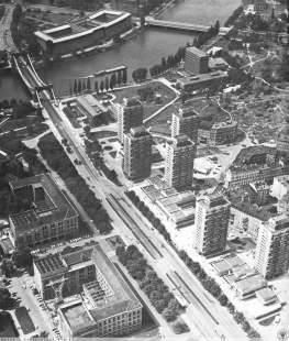 Sedesowce - vratislavský Manhattan - Letecký snímek