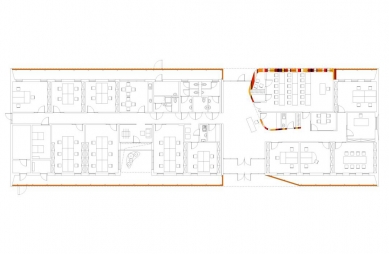 Kancelářská budova FIS-SST - Půdorys přízemí - foto: Zalewski Architecture Group