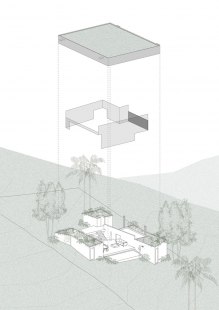 House in Salto de Pirapora - Rozložená axonometrie - foto: Vereda Arquitetos