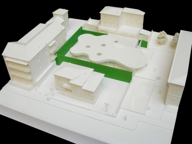 Městská knihovna v Maranellu - Fotografie modelu - foto: Andrea Maffei Architects