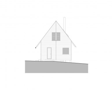 Cottage Skelna Hut - Pohled - foto: re:architekti