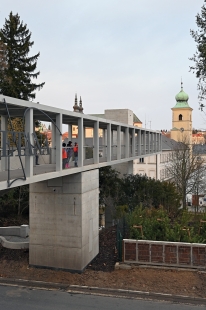 Footbridge in Litomyšl, Czech Republic b