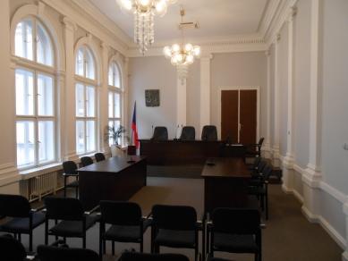  Interiér Ústavního soudu v Brně - Původní stav - jednací síň