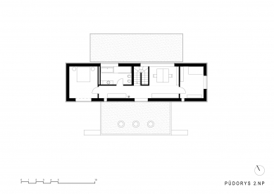 Štěrbina - Půdorys patra - foto: Pavel Mudřík
