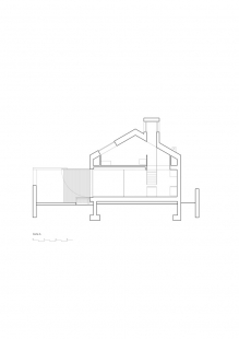 Rodinný dům Palheiro - Řez A-A' - foto: Pedro Henrique Arquiteto