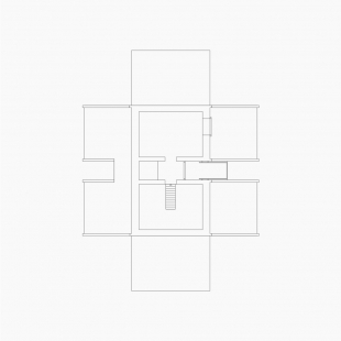 Prázdninový dům ve Volyni - Půdorys podkroví - foto: Pankowska & Rohrhofer