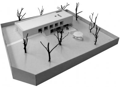 Dům s rampou - Fotografie modelu - foto: Prokš Přikryl architekti 