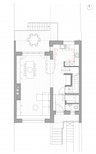 In line - Ground plan 1st floor