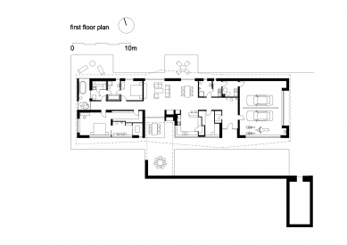 Lesní usedlost v Beskydech - Půdorys - foto: WMA architects