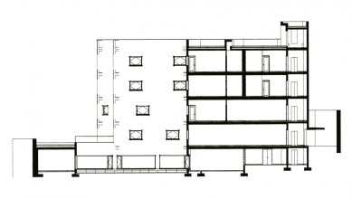 Sizův architektonický ateliér - Řez