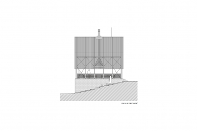 Grilovací altánok - Severozápadní pohled - foto: OFFICE110 architekti