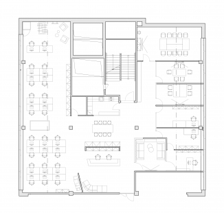 Fidurock – kanceláře na vrcholu - Půdorys