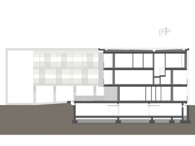 Case RPE18 - Řez - foto: studio cittaarchitettura