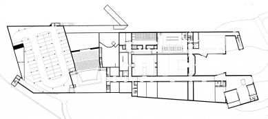 Muzeum Serralves - Půdorys 1.NP - foto: Drawing courtesy Álvaro Siza