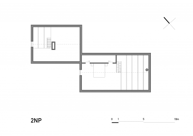 „2 v 1“ - Půdorys 2NP