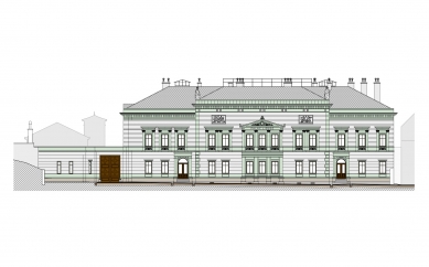 Rekonstrukce Liebiegova paláce v Liberci - Západní pohled - foto: Masák & Partner 