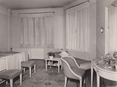 Felixe Blocha Villa - Vila Felixe Blocha, bedroom, probably 1930s - foto: rodinný archiv Gianna Panofsky