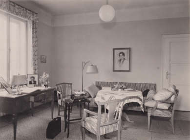 Felixe Blocha Villa - Vila Felixe Blocha, room, probably 1930s - foto: rodinný archiv Gianna Panofsky