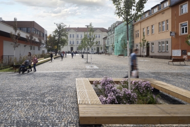 Rekonstrukce Komenského náměstí v Dobříši - foto: Tomáš Rasl