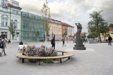 Rekonstrukce Komenského náměstí v Dobříši - foto: Tomáš Rasl