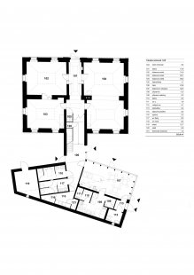 Zbraslav clubhouse - Floor plan 1st floor - foto: Projektil architekti