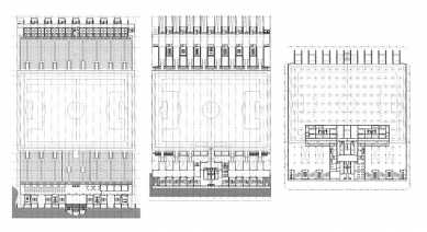 Braga Municipal Stadium - Půdorysy - foto: © Souto Moura Arquitectos, Lda.