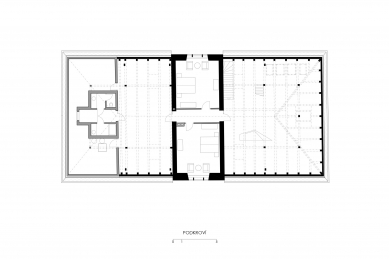 Dům sklářského mistra - Půdorys 2NP