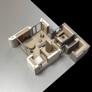 Dům v kostce - Fotografie modelu - foto: PAPUNDEKL ARCHITEKTI