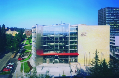 Moravian Library in Brno - Photography after the completion of the construction - foto: Atelier ONEX