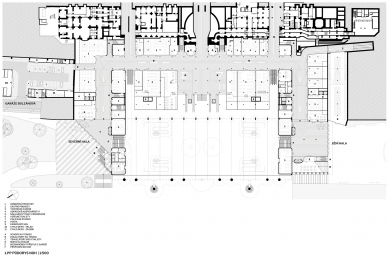 New Train Station - 3. place - Floor plan - foto: re:architekti / baukuh / yellowoffice