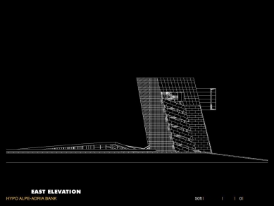 Hypo Alpe-Adria Bank - Východní pohled - foto: Morphosis