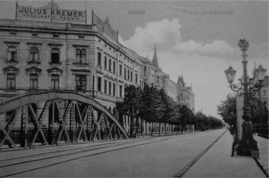 Most Václava Rendera - Historický snímek - foto: Architekti DRNH