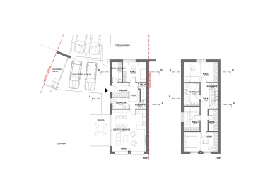 Housing project in Újezd nad Lesy - Dům A - foto: Pavel Hnilička Architects+Planners