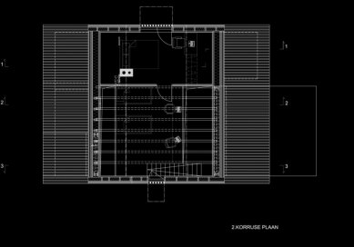 Letní dům Kuku-Ranna - Půdorys podkroví - foto: Arhitektuuribüroo Eek & Mutso