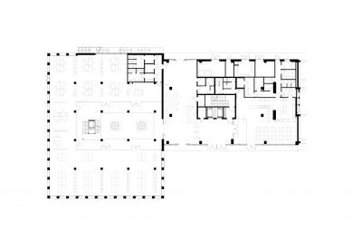 Interpolis Office Center - Půdorys 1.np - foto: Paulíny Hovorka Architekti