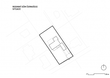 Rodinný dům Černošice - Situace - foto: OK PLAN ARCHITECTS, s.r.o.