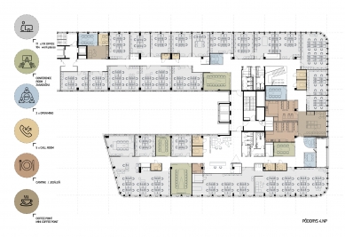 Asseco Central Europe Offices - Floor plan 4th floor - foto: coolstock