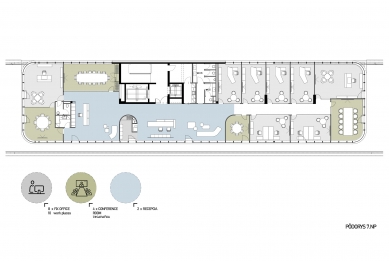 Asseco Central Europe Offices - Floor plan 7th floor - foto: coolstock