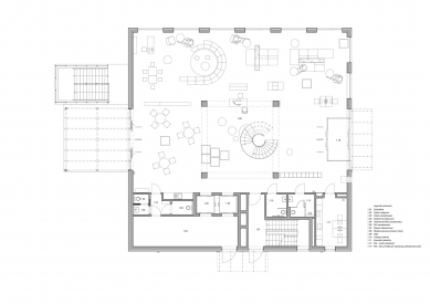 Municipal Library Petřiny - Půdorys 1.np - foto: monom