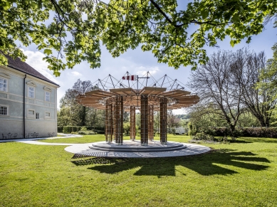 Kinetický pavilon na zámku Radíč - foto: Aleš Jungmann