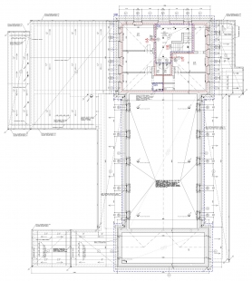 Rekonstrukce Lidového domu Zaječov - Půdorys patra - návrh - foto: IO Studio