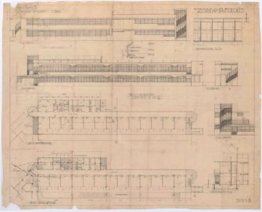 Sanatorium Zonnestraal - Historické plány