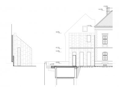 Extensions and Reconstruction of The New Provostry - Pohled východní