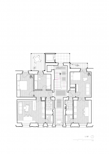 BD 6 - Půdorys 1.np - foto: BY architects