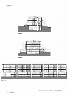 Seashore Building - Řezy - foto: Atelier d’Arquitectura Lopes da Costa