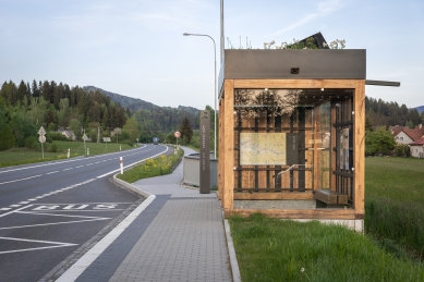 Autobusové zastávky Prostřední Bečva - foto: henkai architekti